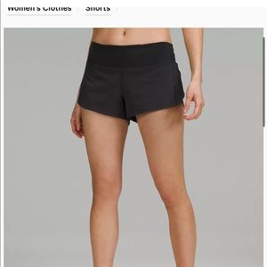 Lululemon 2.5 speed up shorts